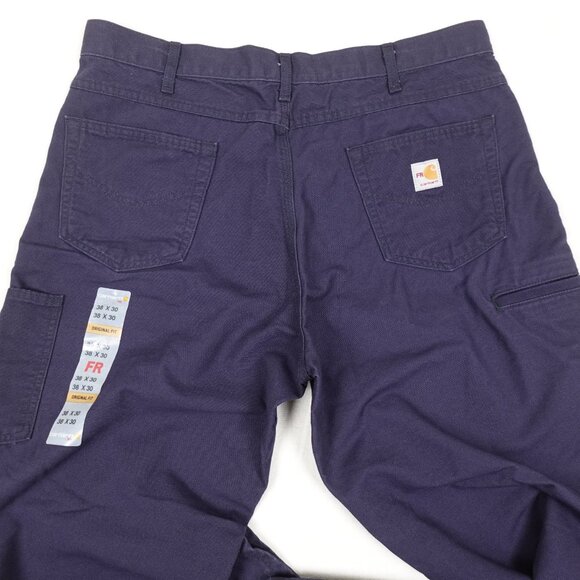 NEW Carhartt Fire Resistant Mid Weight Canvas Jean Men's 38x30 Workwear Pants - Picture 9 of 12